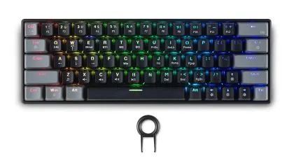 Tastatură fără fir pentru jocuri Spartan Gear Pegasus 2 RGB Negru/Gri