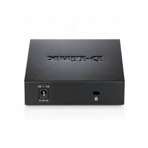 Comutator D-Link 5 porturi 10/100/1000 Gigabit Carcasă metalică Comutator de birou