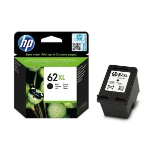 Cartuș de cerneală negru original consumabil HP 62XL de mare capacitate