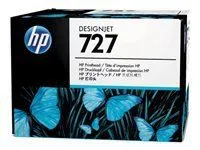 Cap de imprimare original HP 727 B3P06A, capacitate standard negru și color, pachet de 1