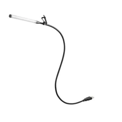 Lampa pentru laptop Hama "To Go", 7 LED-uri, 3 nuante de lumina alba, senzor tactil si clip