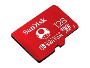 Card de memorie SanDisk pentru Nintendo Switch, microSDXC UHS-I, 128 GB, până la 100 MB/s