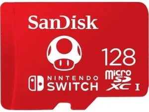 Card de memorie SanDisk pentru Nintendo Switch, microSDXC UHS-I, 128 GB, până la 100 MB/s