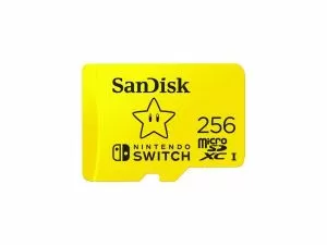 Card de memorie SanDisk pentru Nintendo Switch, microSDXC UHS-I, 256 GB, până la 100 MB/s