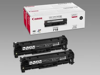 Consumable Canon CRG-718BK, 2Pk