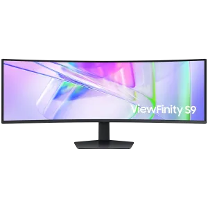 SAMSUNG S49C950 49inch 32:9 Curved 1000R 5120x1440 5ms 120Hz VESA HDR 400.HDMIx2/DPx1/USB-C 90W LAN HAS VESA Speaker cable in box