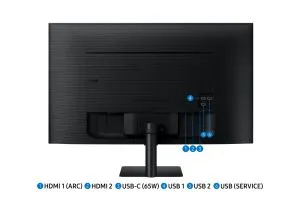 Monitor Samsung 32DM702 32" VA LED, SMART 3840x2160 2xUSB 2.0, 2xHDMI 1.4, USB-C, Wi-Fi 5, Bluetooth, Speakers, Black