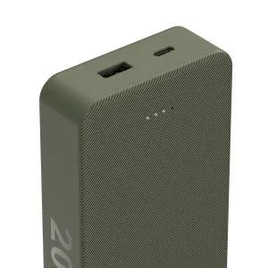 HAMA Baterie externă „Colour 20”, 20000 mAh, 2 ieșiri: USB-C, USB-A, verde