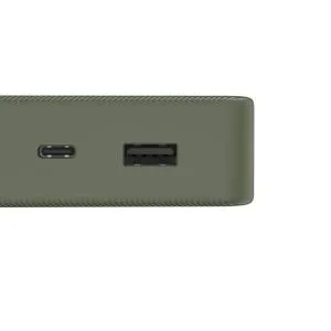 HAMA Baterie externă „Colour 20”, 20000 mAh, 2 ieșiri: USB-C, USB-A, verde