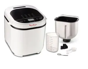 Breadmaker Tefal PF210138, Pain Dore, Breadmaker, 500/750/1 kg, 12 automatic programs, 720W, 3 Levels of crust roasting, LCD display, delayed start, white