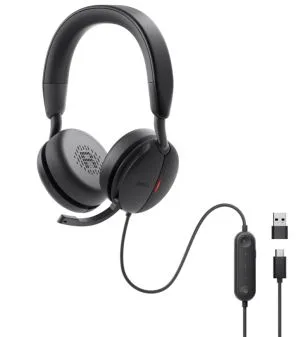 Căști Dell Pro cu cască ANC cu fir WH5024 + Perne pentru urechi pentru căști cu fir/ fără fir Dell Pro - HE524
