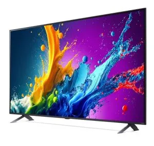 Televizor LG 65QNED80T3A, 65" 4K QNED HDR Smart TV, 3840x2160, DVB-T2/C/S2, Alpha 5 AI 4K Gen7, HDR 10 PRO, webOS 24 ThinQ, 4K Upscaling, WiFi 5, Control vocal, Bluetooth 521, AirPlay 521. , LAN, CI, HDMI, SPDIF, Stand cu 2 poli, argintiu