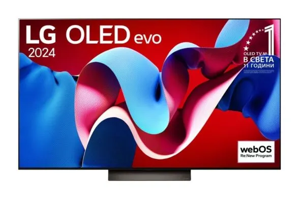 Televizor LG OLED65C41LA, 65 inchi UHD OLED evo, 4K (3840 x 2160), DVB-C/T2/S2, ecran complet cinema, Alpha 9 AI 4K Gen7, 144Hz, ThinQ AI, HDR10, VRR, NVIDIA G-SYNC, AMD FreeSync, Dolby Vision, Dolby Atmos, Wi-Fi, Bluetooth, HDMI, USB, Airplay 2, Multi Vi