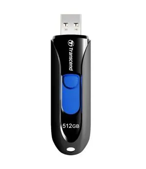 Memorie Transcend 512 GB, USB3.1, Pen Drive, fără capac, negru