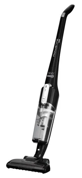 Vacuum cleaner Rowenta RH6545WH, AIR FORCE EXTREME, cyclonic technology, 14.4V lithium ion battery, up to 30 min. running time, 5 h recharging time, Head with LED, dust container capacity: 0.65 L, 80 dB(A), black