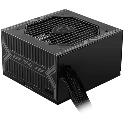 MSI MAG A750BN, 750W, 80 Plus Bronze, Ventilator cu zgomot redus de 120 mm, Protecții: OCP/OVP/OPP/OTP/SCP, Dimensiuni: 140mmx150mmx86mm, 5 ani garanție