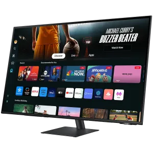 Monitor LED Samsung LS43DM702UUXDU Smart M70D, 43" UHD FLAT 16:9 (3840x2160) VA 60Hz, 300 cd/㎡, 3000:1, HDR10, 4ms(GTG), 178/178, 2 USB-C, 2 HDMI3, USB-C A, difuzoare 2x5W, înclinare, telecomandă, 2Y
