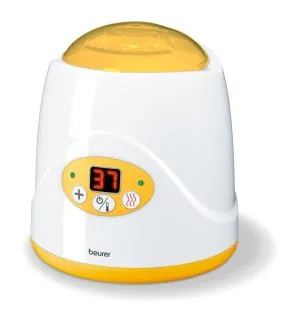 Bottle warmer Beurer BY 52 Baby food and bottle warmer, 2-in-1 warms up food and keeps it warm, digital temperature display, Led display, with lifter, with cap, auto switch-off.