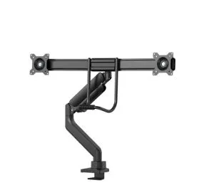 Stand Neomounts de la NewStar Screen Desk Mount 2 ecrane (clemă topfix și manșon) pentru 2 ecrane de monitor, negru