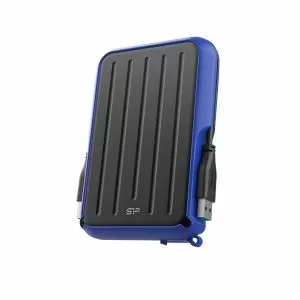Hard disk extern SILICON POWER Armor A66, 2.5", 1TB, USB3.2 Gen 1, rezistent la șocuri, albastru