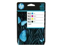 Cartuș de cerneală consumabil HP 963 CMYK original pachet de 4