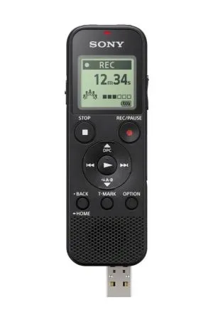 Înregistrator vocal Sony ICD-PX370, 4GB, USB încorporat, negru