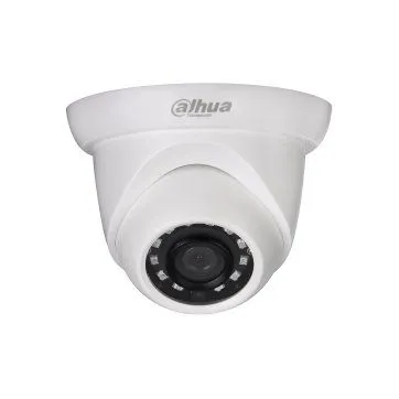 Dahua IP camera 2MP, Eyeball 1/2.7" CMOS, 1920×1080 Effective Pixels, 25fps@1080P, Focal Length 2.8mm (View angle 104°), Max IR distance 30m, 0.08Lux/F2.0, 0Lux/F2.0 IR on, DC12V, PoE, 5.5W, IP67.
