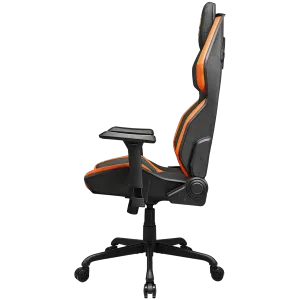 COUGAR Hotrod, Gaming Chair, High Density MoldShaping Foam, Hyper-Dura leatherette, Multi-zone backrest design, Up & Down Adjustment Lumbar Pillow, 3D Armrests, 5-Star Steel Base, Silent Casters, Weight Support - 136 kg
