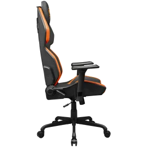 COUGAR Hotrod, Gaming Chair, High Density MoldShaping Foam, Hyper-Dura leatherette, Multi-zone backrest design, Up & Down Adjustment Lumbar Pillow, 3D Armrests, 5-Star Steel Base, Silent Casters, Weight Support - 136 kg