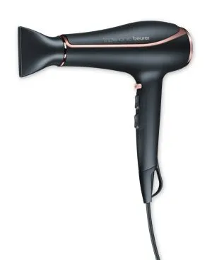 Hair dryer Beurer HC 80 Hair dryer, 2,200 W, triple ionic function, professional AC motor, 2 attachments, 3 heat settings, 2 blower settings, cold air, overheating protection