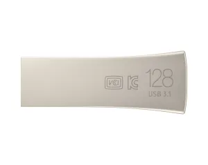 Memorie USB Samsung BAR Plus, 128GB, USB-A, Argintiu