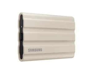 SSD extern Samsung T7 Shield, 1TB USB-C, bej