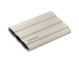 SSD extern Samsung T7 Shield, 1TB USB-C, bej