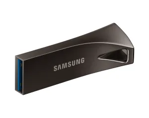 Memorie USB Samsung BAR Plus, 128GB, USB-A, Titanium Grey