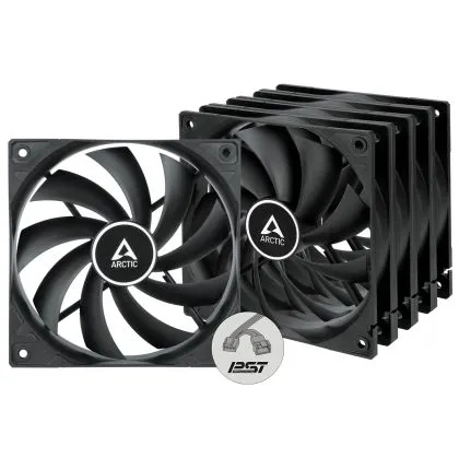 Arctic Fans Arctic Fan F12 PWM PST Value Pack 5-în-1 - 120mm/230-1350rpm