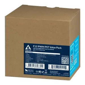 Arctic Fans Arctic Fan F12 PWM PST Value Pack 5-în-1 - 120mm/230-1350rpm