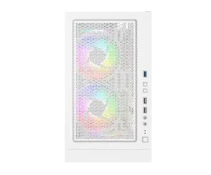 Montech кутия X3 MESH, Mid-tower Case, TG, 6 fixed RGB Fans, White