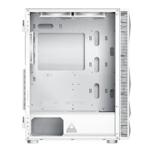 Montech кутия X3 MESH, Mid-tower Case, TG, 6 fixed RGB Fans, White