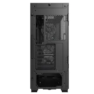 Cutie Montech SKY TWO GX, carcasă de mijloc turn, TG, ventilatoare ARGB 3x140 mm, negru
