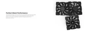 Montech AIR 1000 SILENT, Mid-tower Case, Sound Proofing Panels, 3x120mm Silent Fans, Black