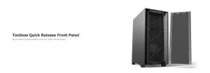 Montech AIR 1000 SILENT, Mid-tower Case, Sound Proofing Panels, 3x120mm Silent Fans, Black