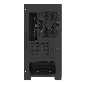 Montech AIR 100 ARGB, Micro ATX Case, TG, 4x120mm ARGB Fans, Black
