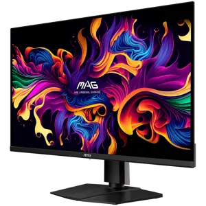 MSI MAG 321UPX QD-OLED Gaming Monitor, 32" 240Hz, UHD (3840x2160) 16:9, QD-OLED Anti-Reflection, 0.03ms, 250nits, 1500000:1, 178°/178°, Adaptive sync, Adjustable Stand, 1x DP, 2x HDMI, 1xType-C, 1xHeadphone out, 3Y Warranty