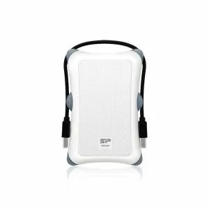 Sertar rezistent la impact pentru unitate de 2,5" Silicon Power Armor A30 White USB 3.2
