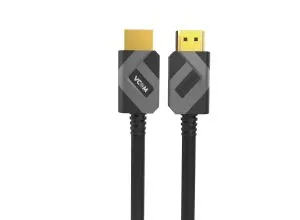 VCom Кабел HDMI v2.1 M / M 2.0m  - 8K Dolby Vision HDR, Black/Grey - CG805-2.0m