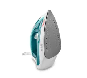 Iron Tefal FV1710E0, Virtuo white & geen, 1800W - 0-20g/min - shot 80g/min - PTFE soleplate - water tank 200 ml - cord length 1.9 m