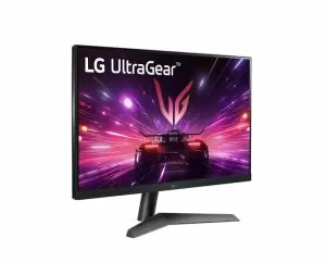 Monitor LG 24GS60F-B, UltraGear, 23.8" IPS, AG, 1ms GtG, 180Hz, 1000:1, 300cd/m2, Full HD 1920x1080, NVIDIA G-SYNC, Radeon FreeSync, HDR, HDMI, Display 109Port, % Mod cititor, Ieșire căști, Înclinare, Negru
