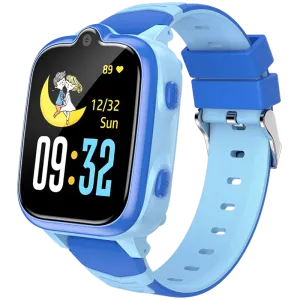 Blackview Z10, Kids Smart Watch, Blue, 1.83 inch IP67 Waterproof GPS Tracker 4G Video Calling, Location tracking, GPS+LBS+WiFi, SIM Card Slot, 4G Nano SIM, 680mAh Battery, Up to 2 Days of Standby, Magnetic Charging, 1GB RAM+8GB ROM, SOS Call button