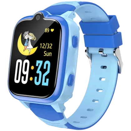 Blackview Z10, Kids Smart Watch, Blue, 1.83 inch IP67 Waterproof GPS Tracker 4G Video Calling, Location tracking, GPS+LBS+WiFi, SIM Card Slot, 4G Nano SIM, 680mAh Battery, Up to 2 Days of Standby, Magnetic Charging, 1GB RAM+8GB ROM, SOS Call button