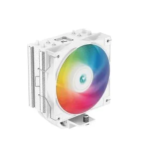 DeepCool CPU Cooler AG400 White - Addressable RGB - LGA1700/AM5